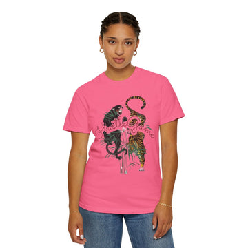 Tiger & Leopard Hustle Game – Fierce Grind Tee for Alpha Energy