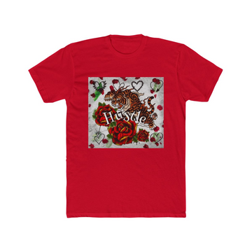 Rose with Tiger Love T-Shirt – Fierce Passion Meets Style