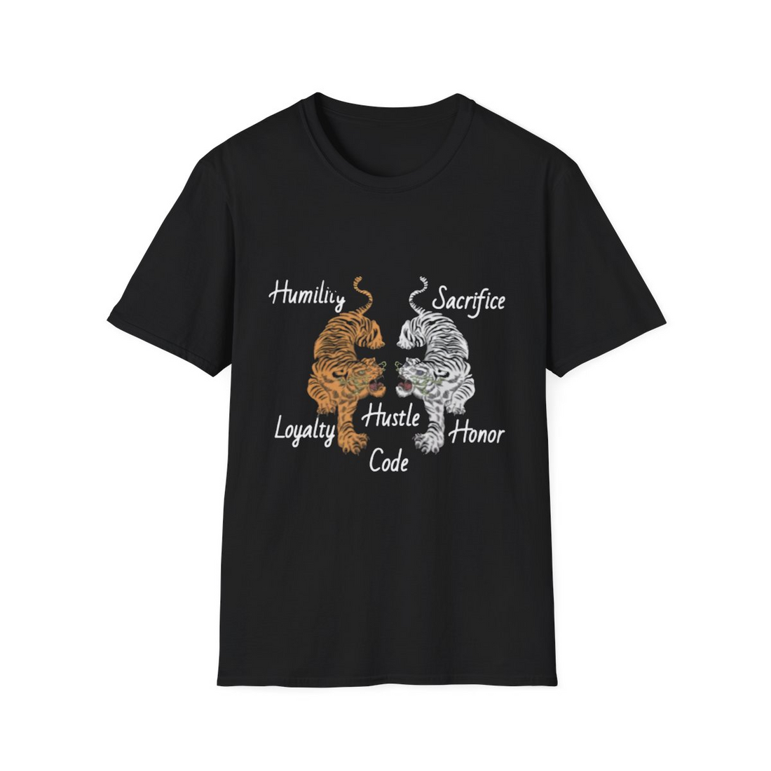 Hustle Code T-Shirt – Humility. Sacrifice. Loyalty. Honor